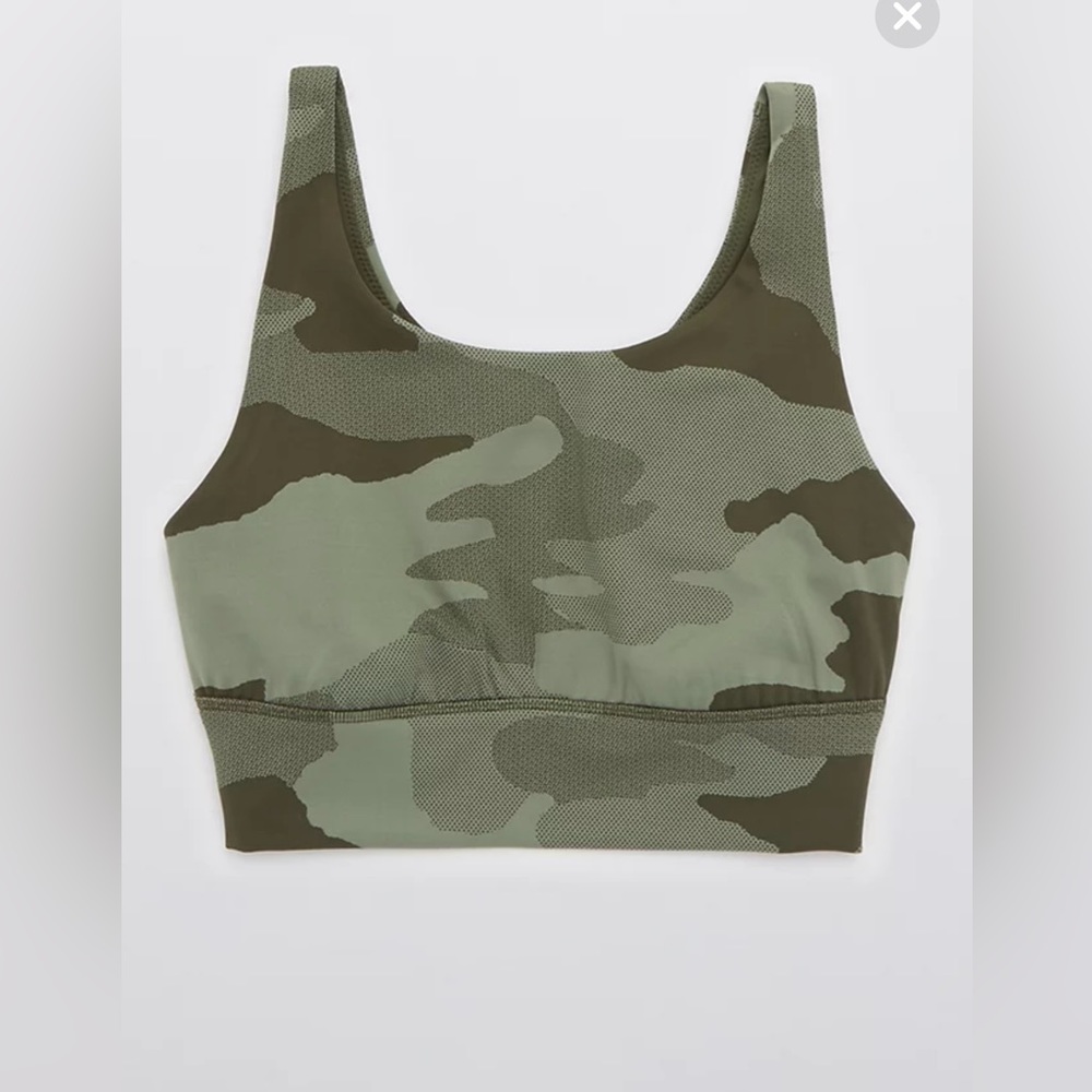 Aerie Offlice Camo Sports Bra